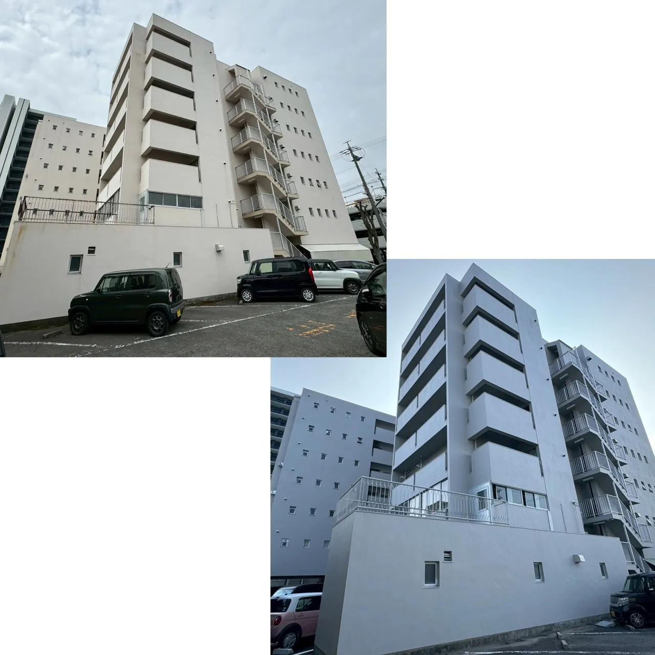 分譲マンションの外壁塗装をしました