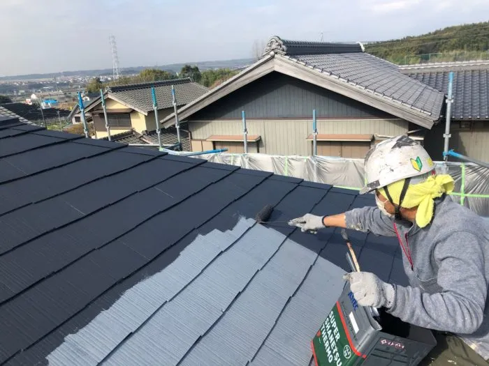 四日市市　屋根塗替え塗装工事